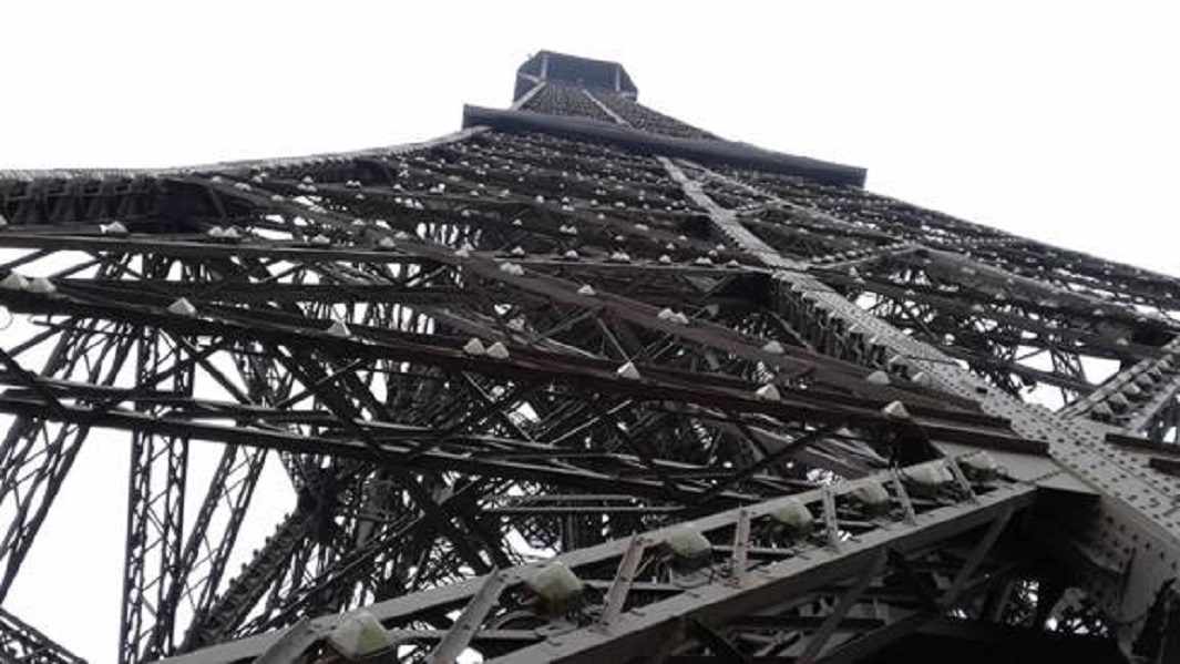 Eiffel Tower close up view