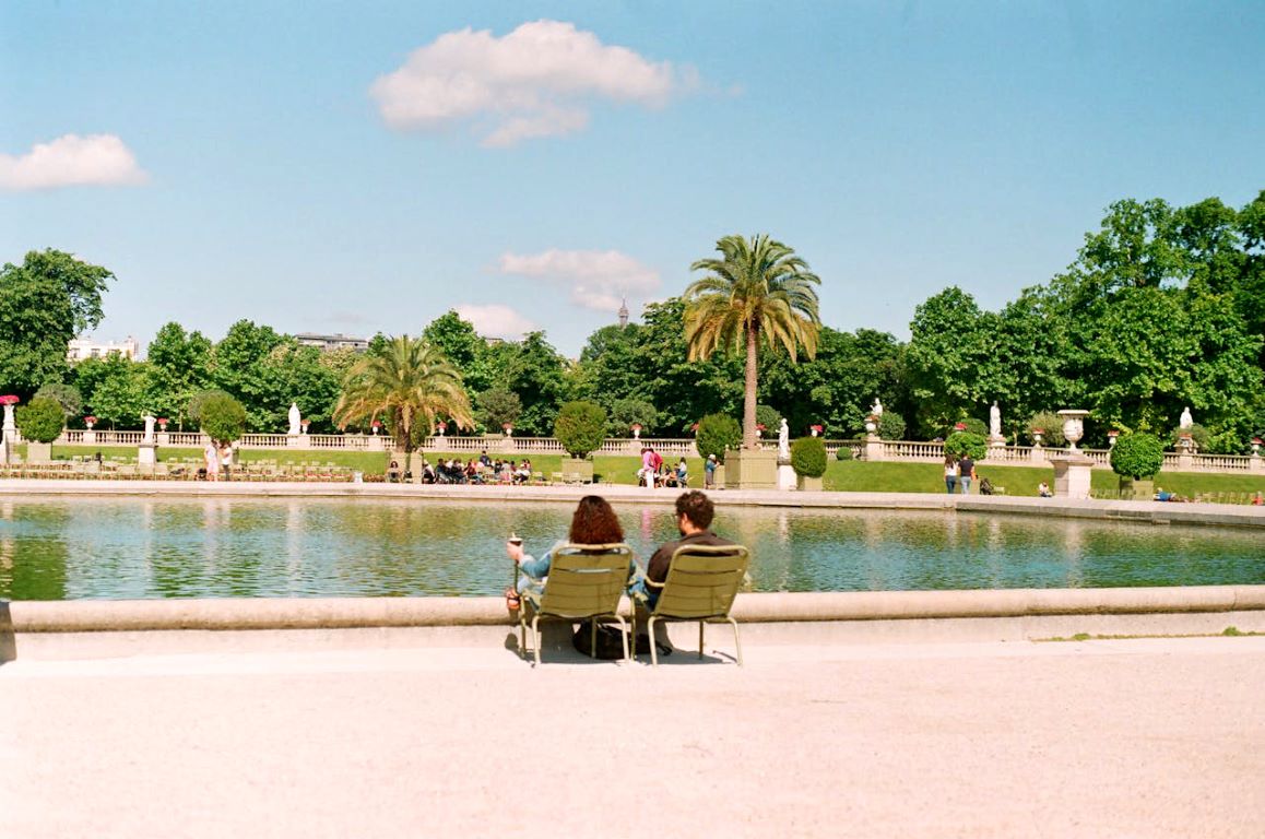 Luxembourg Gardens in Paris France