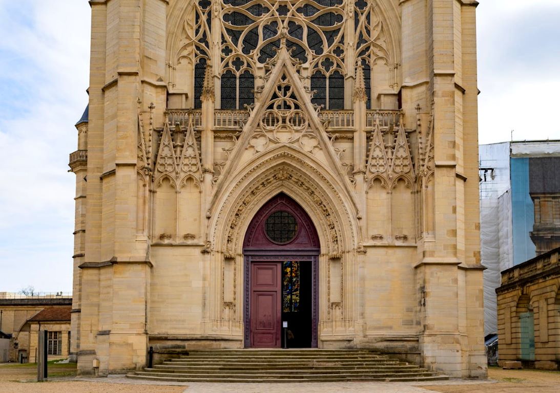 Front of Sainte-Chapelle in Paris